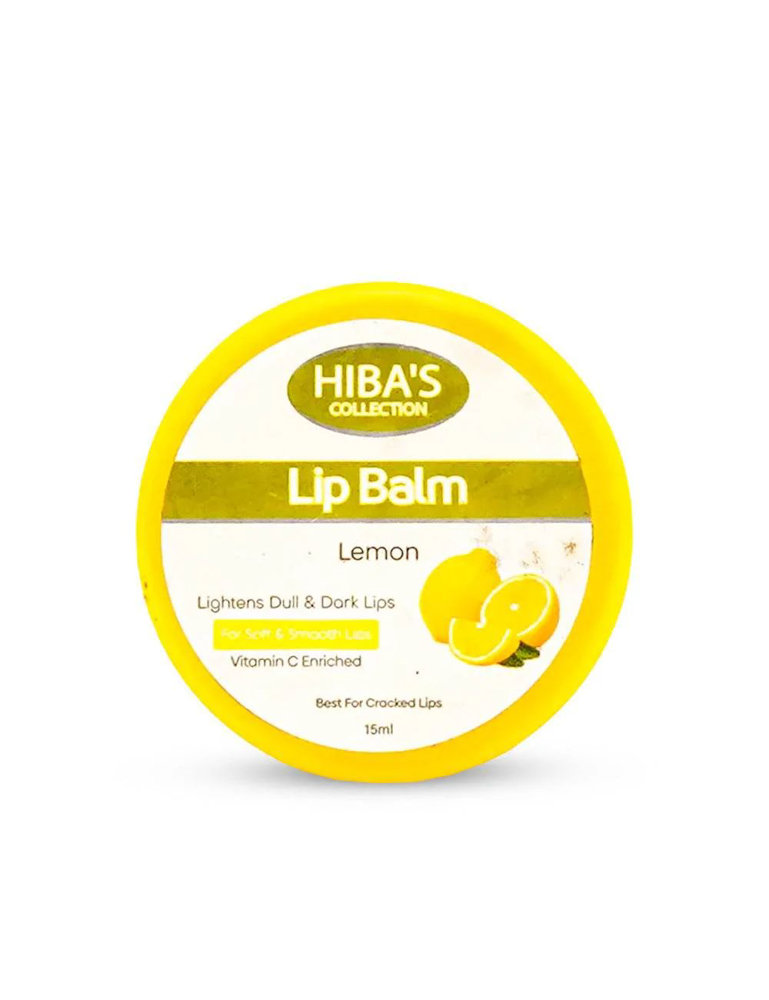 Picture of Hibas Lemon Lip Balm Lightens Dull & Dark Lips 15ml
