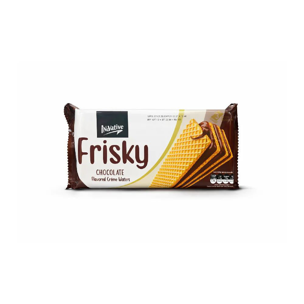 Picture of Inovative Frisky Chocolate Cream Wafers 75gm
