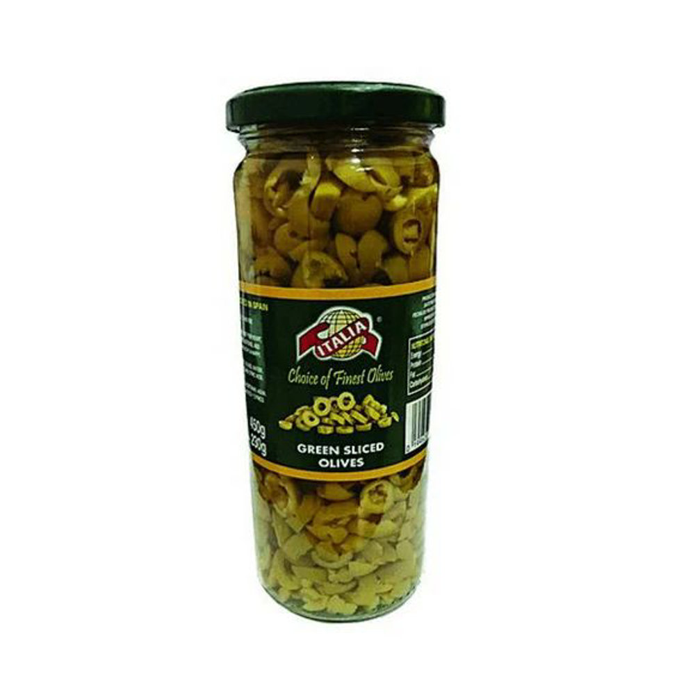 Picture of Italia Green Sliced Olives 230gm