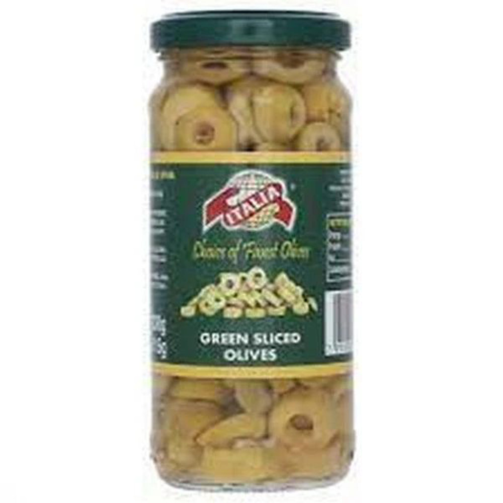 Picture of Italia Green Stuffed Olives 230gm
