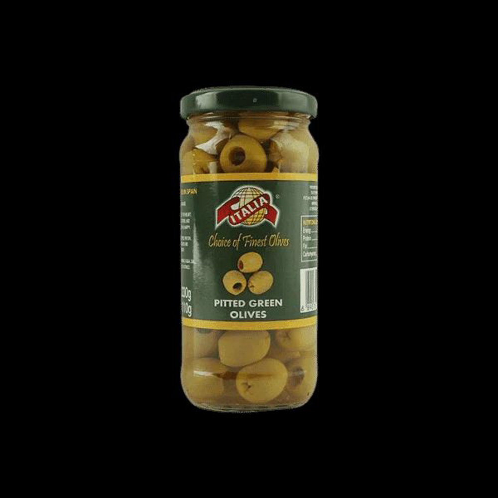 Picture of Italia Pitted Green Olives 230gm
