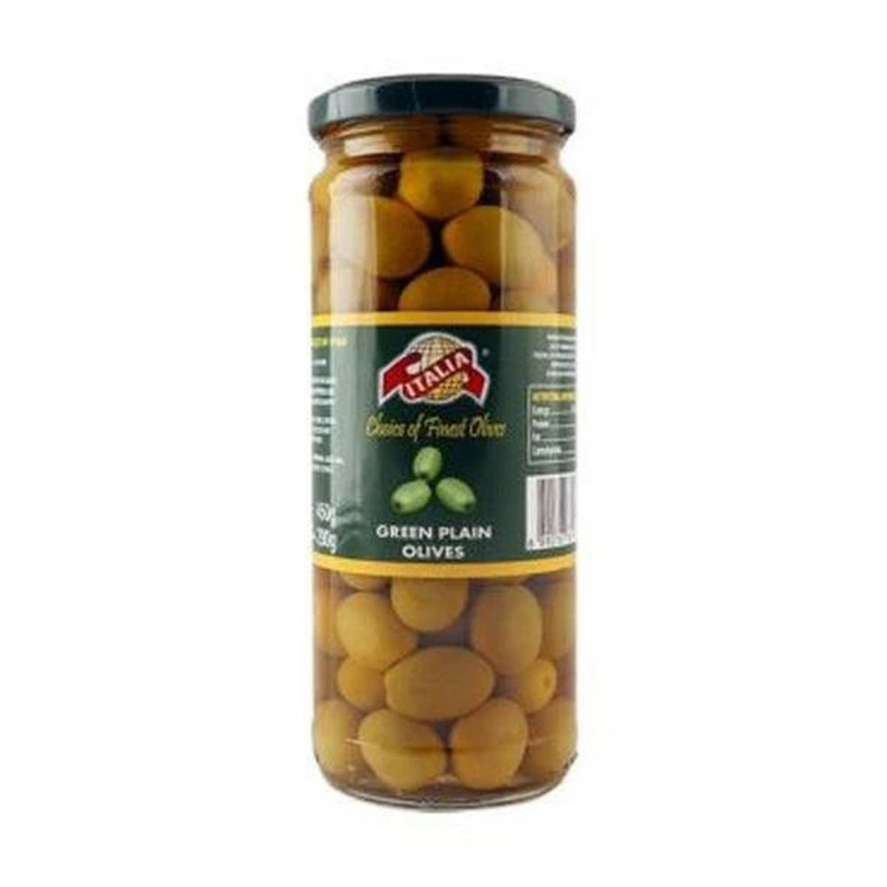 Picture of Italia Plain Green Olives 230gm