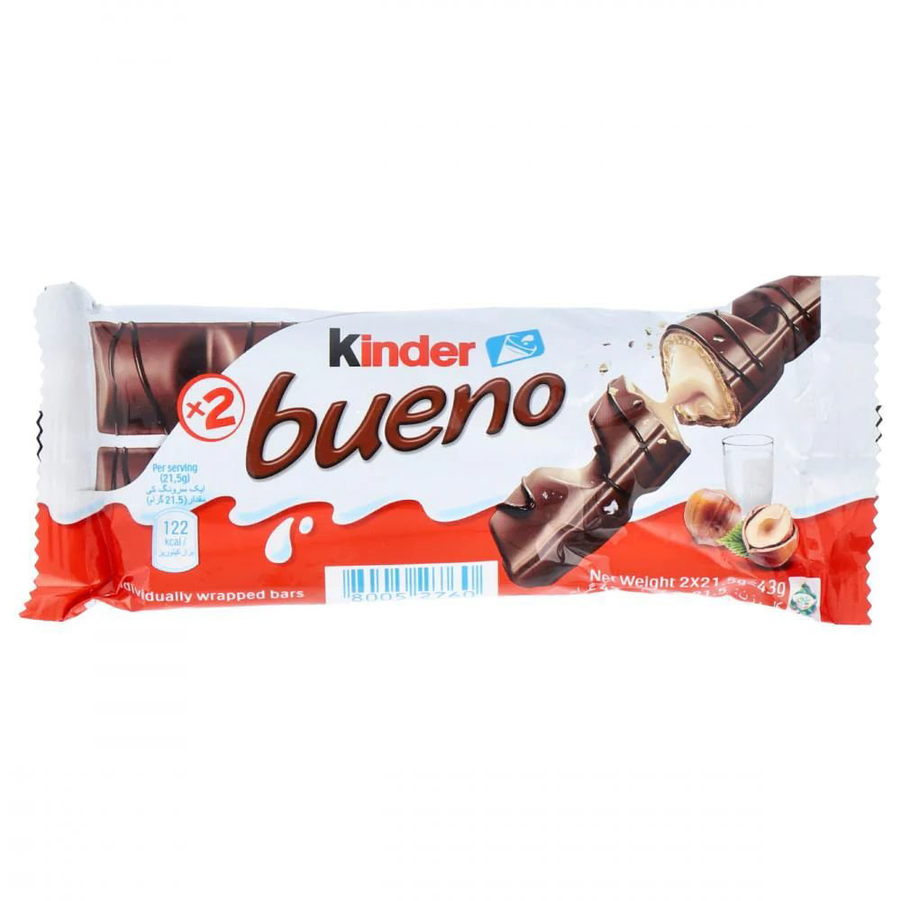 Picture of Kinder Bueno Milk Chocolate 43gm