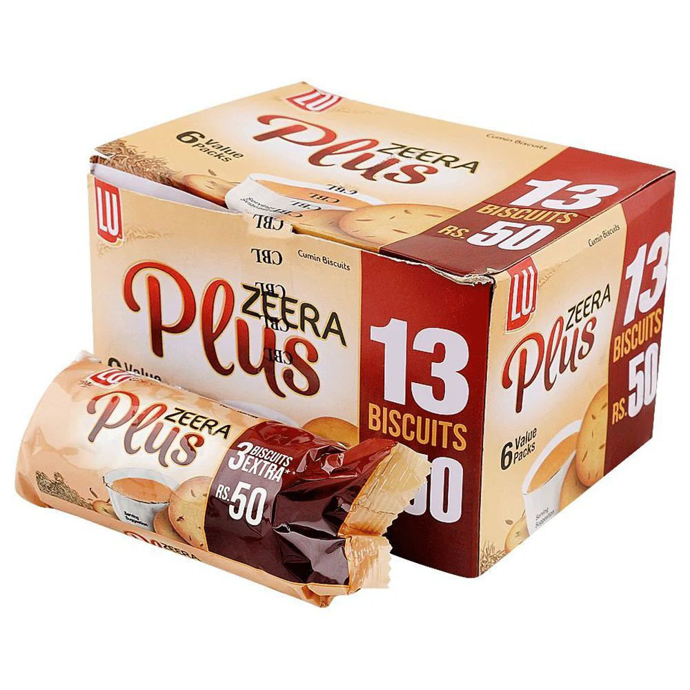 Picture of Lu Zeera Plus Biscuits 70gm