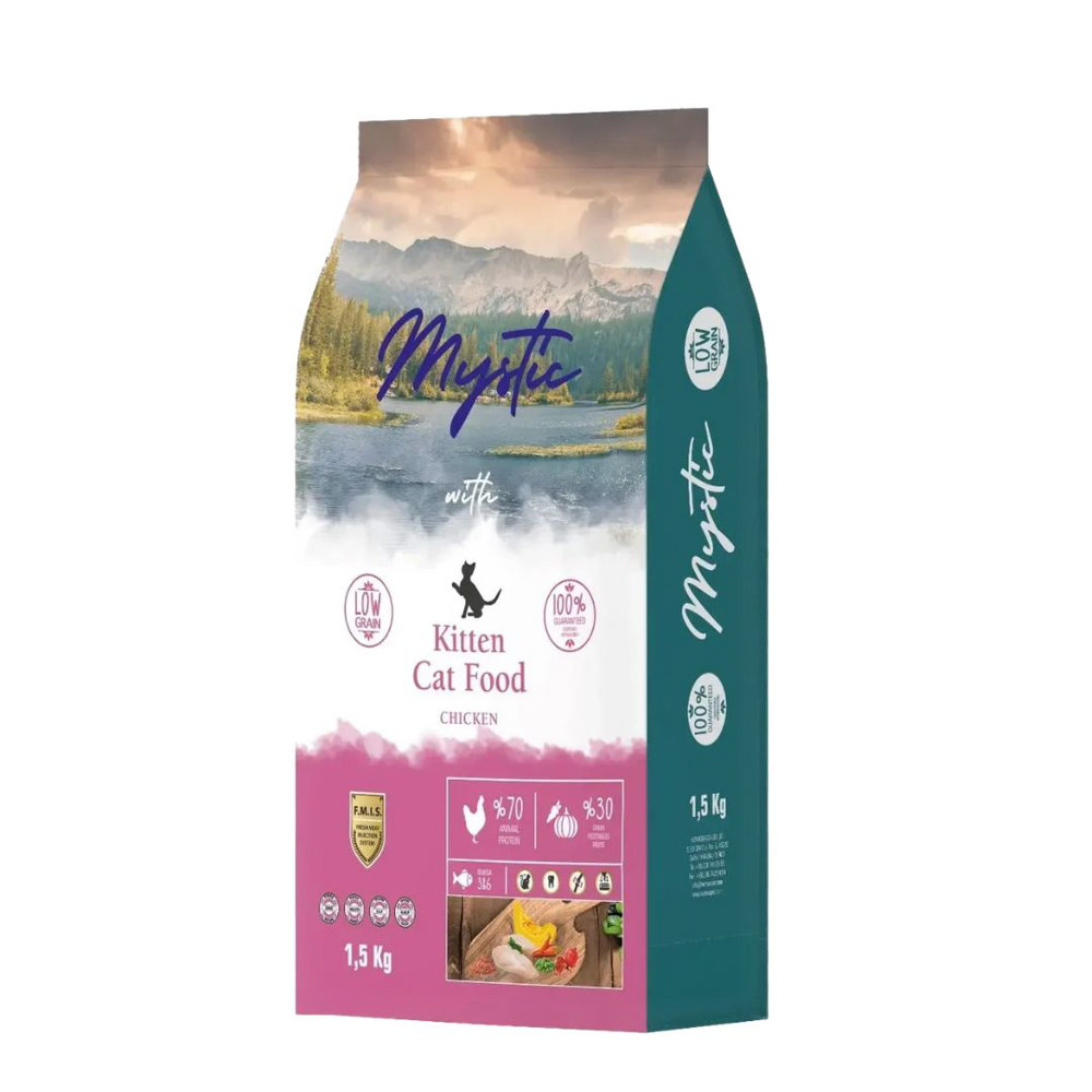 Picture of Mystic Kitten Cat Food Chicken 500gm