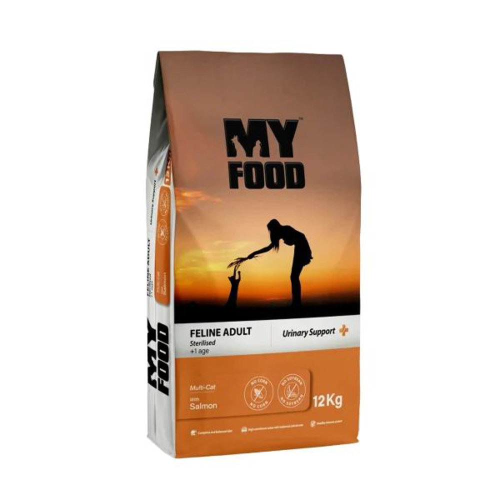 Picture of My Food Salmon Urinary Support Multi Cat Food 500gm