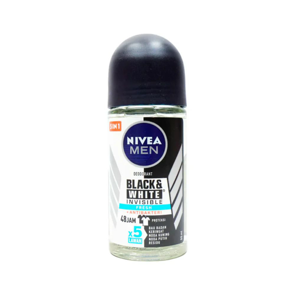 Picture of Nivea Men Black & White Invisible Fresh Roll On 50ML