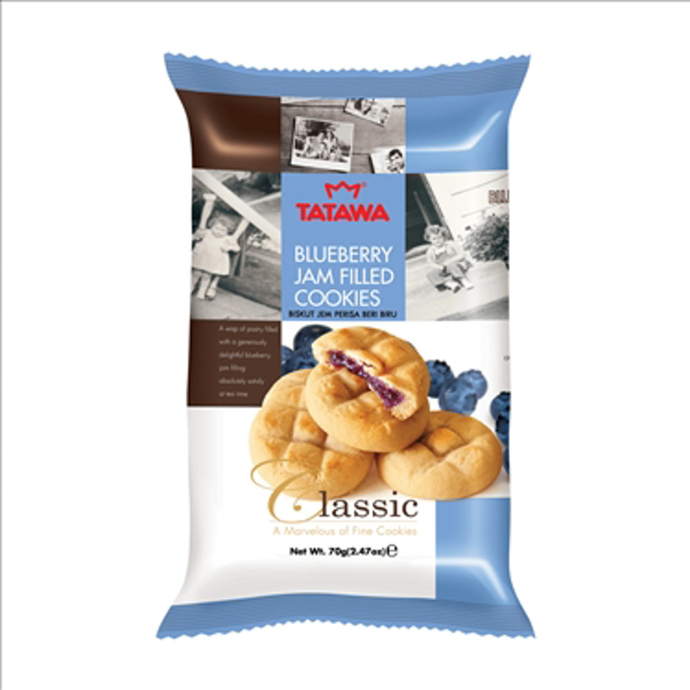 Picture of Tatawa Blueberry Jam Filled Cookies 70gm