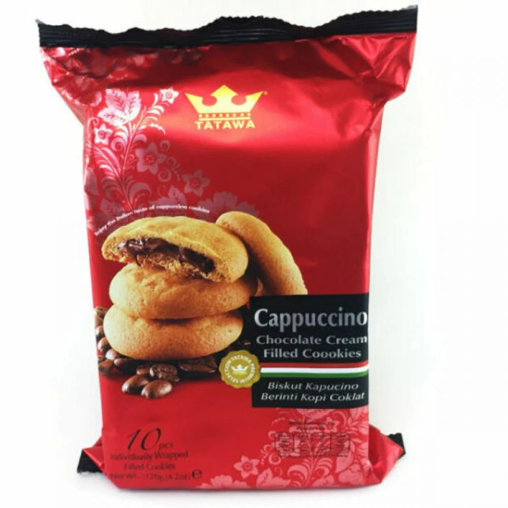 Picture of Tatawa Cappuccino Chocolate Filling Cookies 120gm