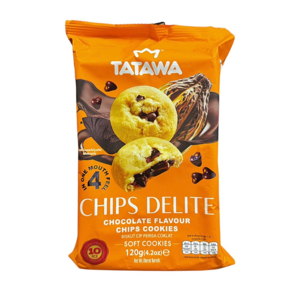 Picture of Tatawa Chip Delite Chocolate Flavour Cookies 120gm