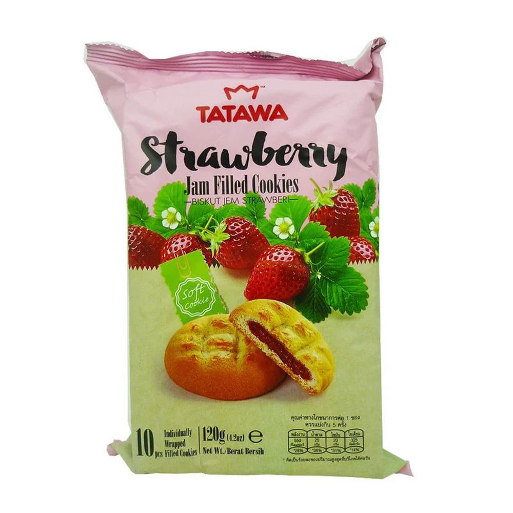 Picture of Tatawa Strawberry Flavour Jam Filled Cookies 120gm