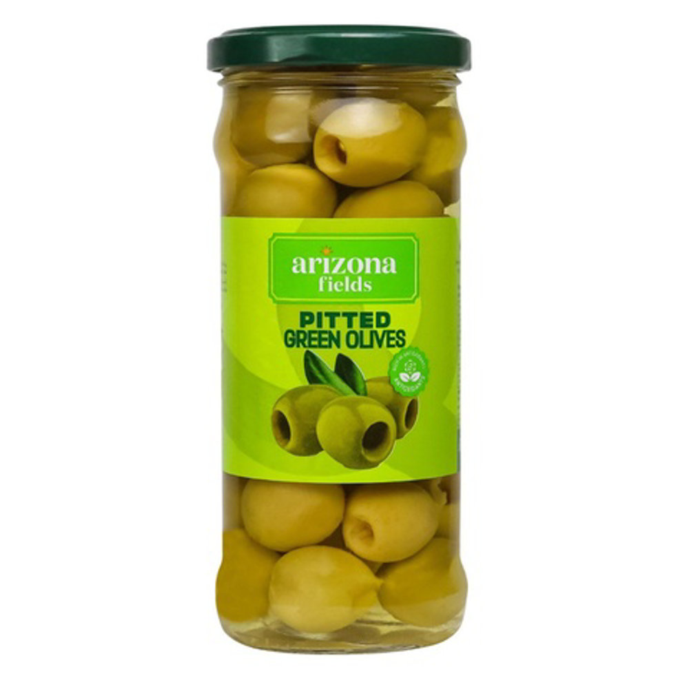 Picture of Arizona Fields Pitted Green Olives 370gm