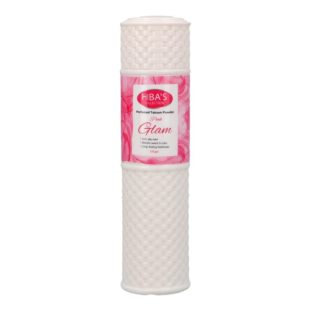 Picture of Hiba's Pink Glam Talcum Powder 250 Gm
