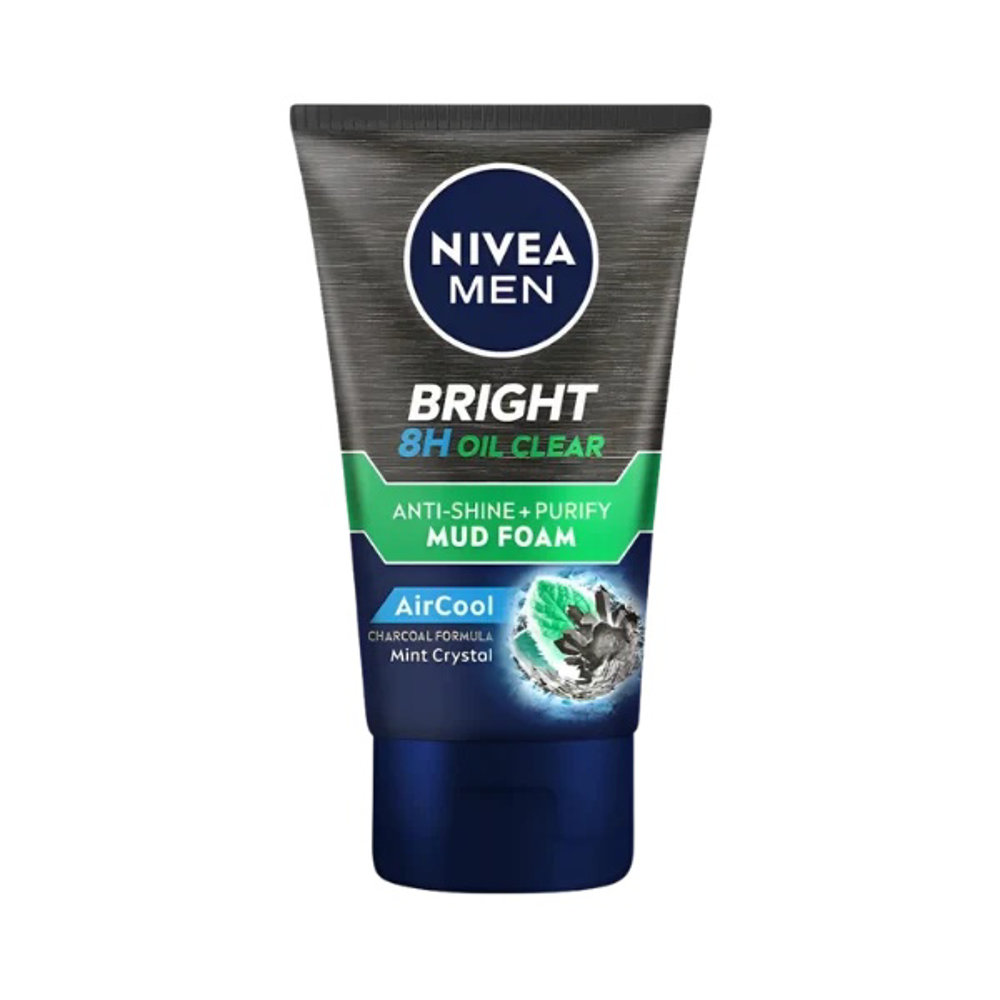 Picture of Nivea Men Bright Mud Foam Face Wash 100ml