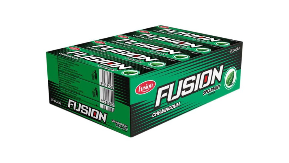 Picture of Fusion Black Mint Peppermint Chewing Gum 5 Stick