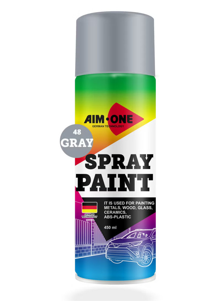 Picture of Aim No-medium Grey Spray Paint 450ml