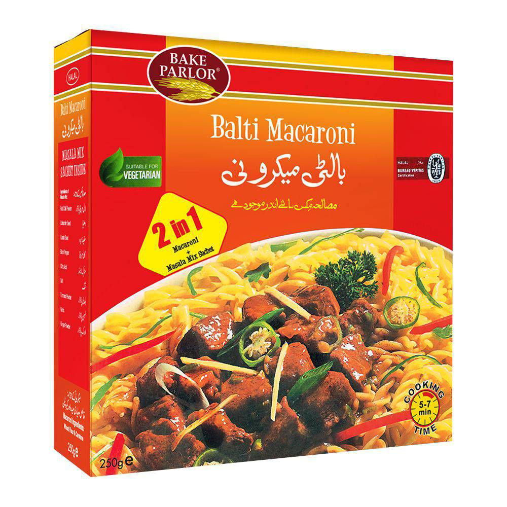 Picture of Bake Parlor Balti Macaroni 250gm