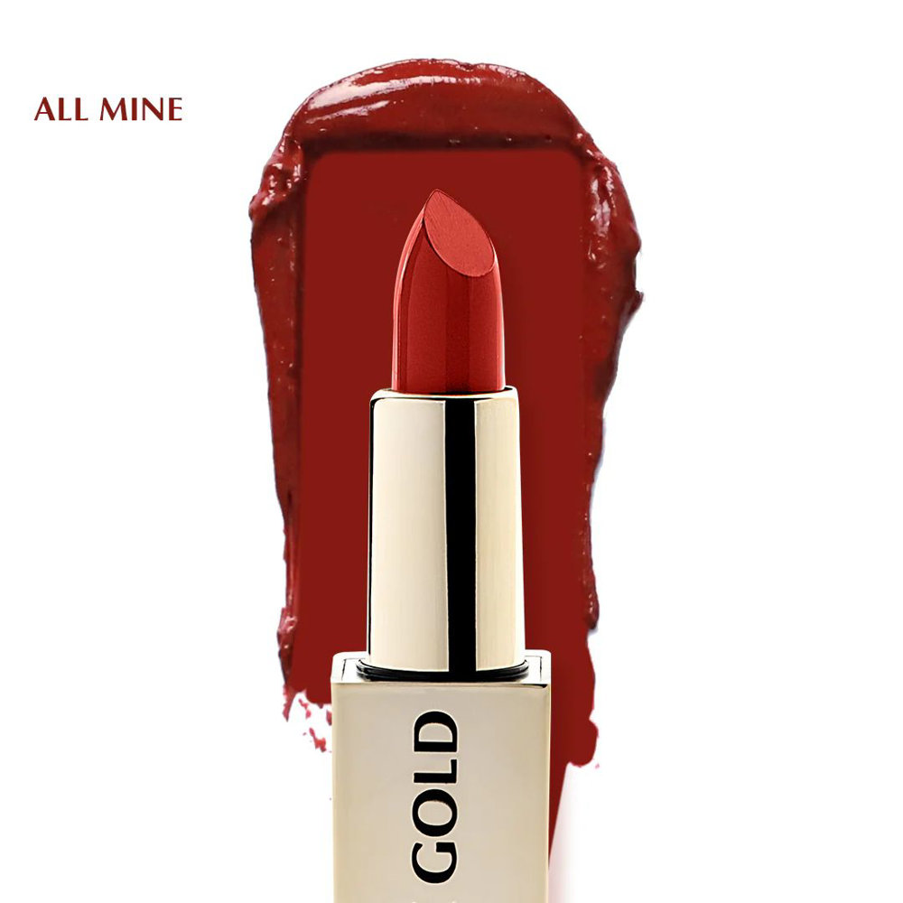 Picture of Bba 24k Gold & Rose Lustre Lipstick All Mine 4gm