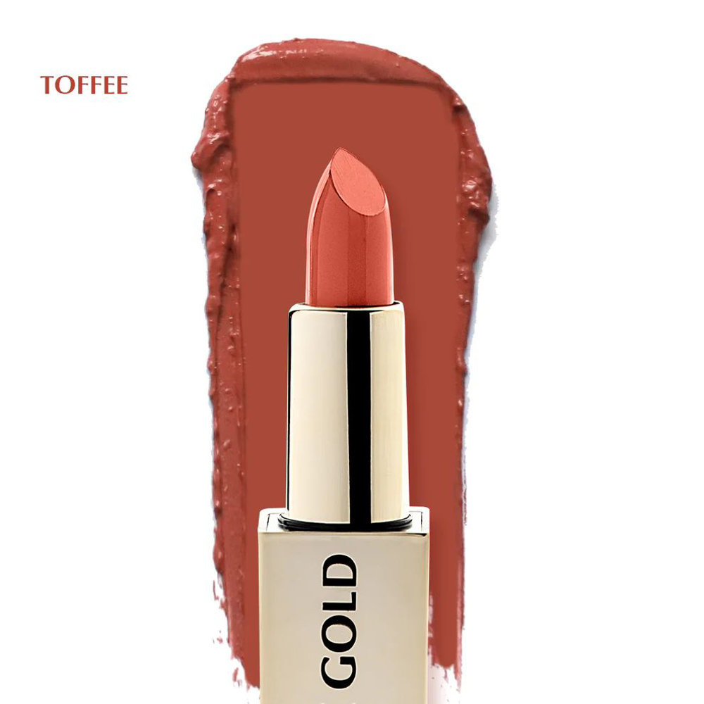 Picture of Bba 24k Gold & Rose Lustre Lipstick Toffee 4gm