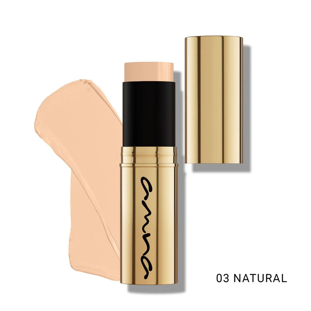 Picture of Bba 24k Gold & Rose Stick Foundation 03 Natural 14gm