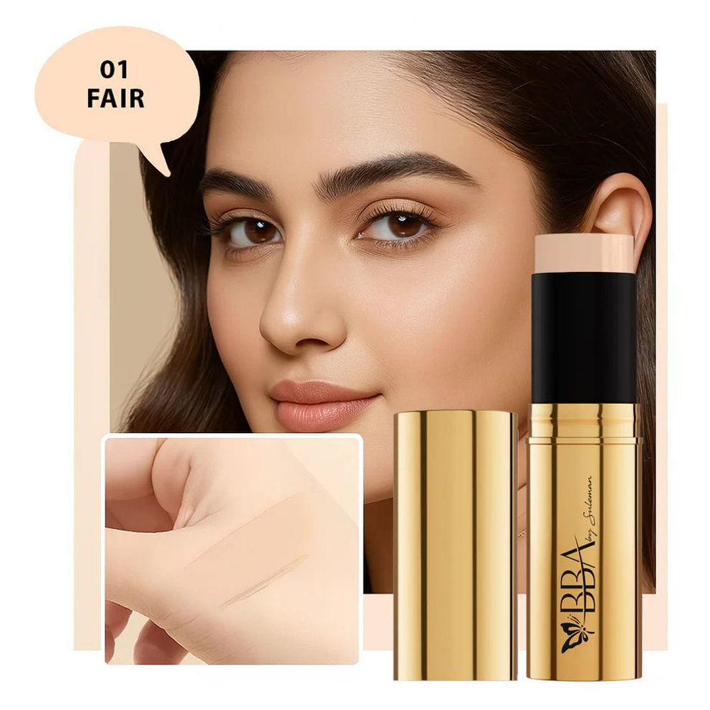 Picture of Bba 24k Gold & Rose Stick Foundation 07 Warm Beige 14gm