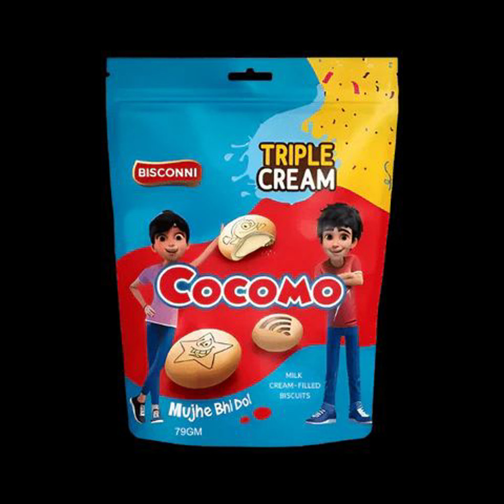 Picture of Bisconni Cocomo Milk Triple Cream Filled Biscuits 79gm