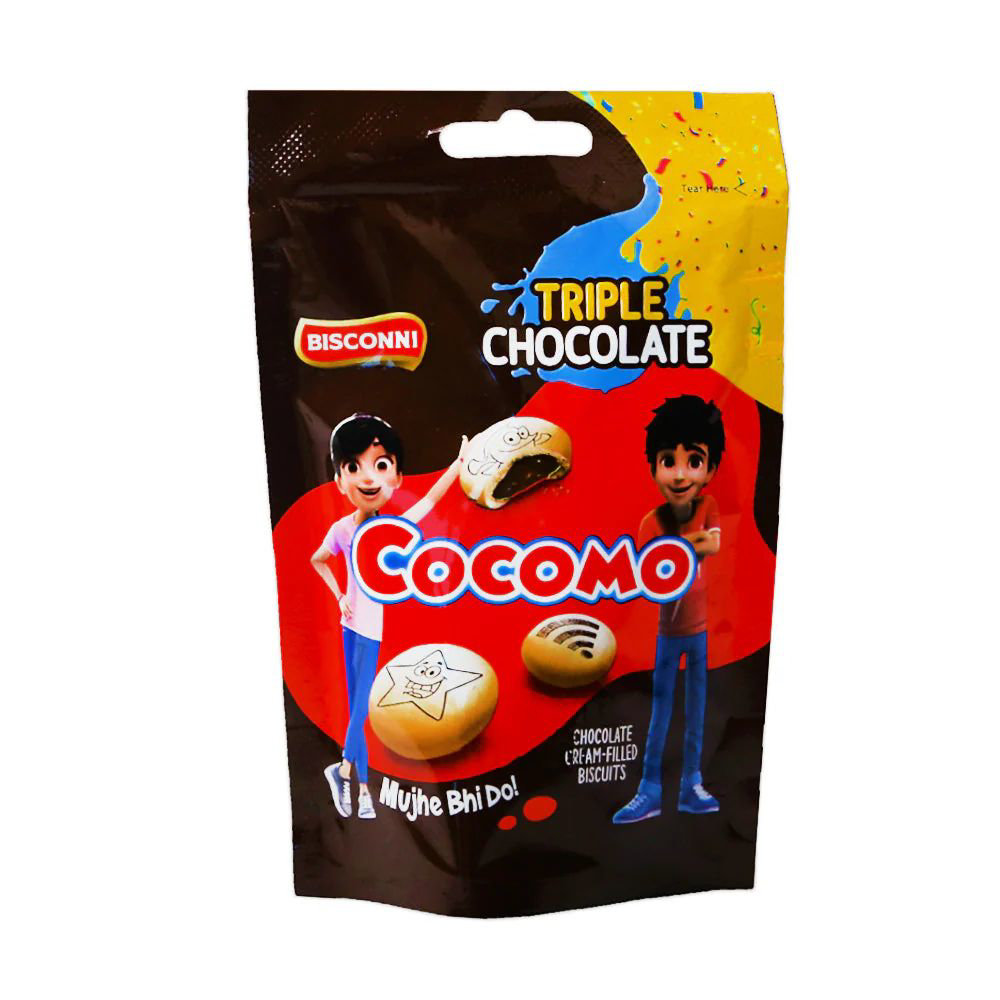 Picture of Bisconni Cocomo Triple Chocolate Biscuits 39gm