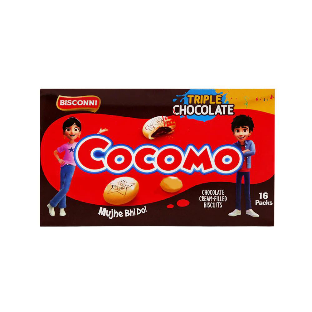 Picture of Bisconni Cocomo Triple Chocolate Filled Biscuits 24.2gm