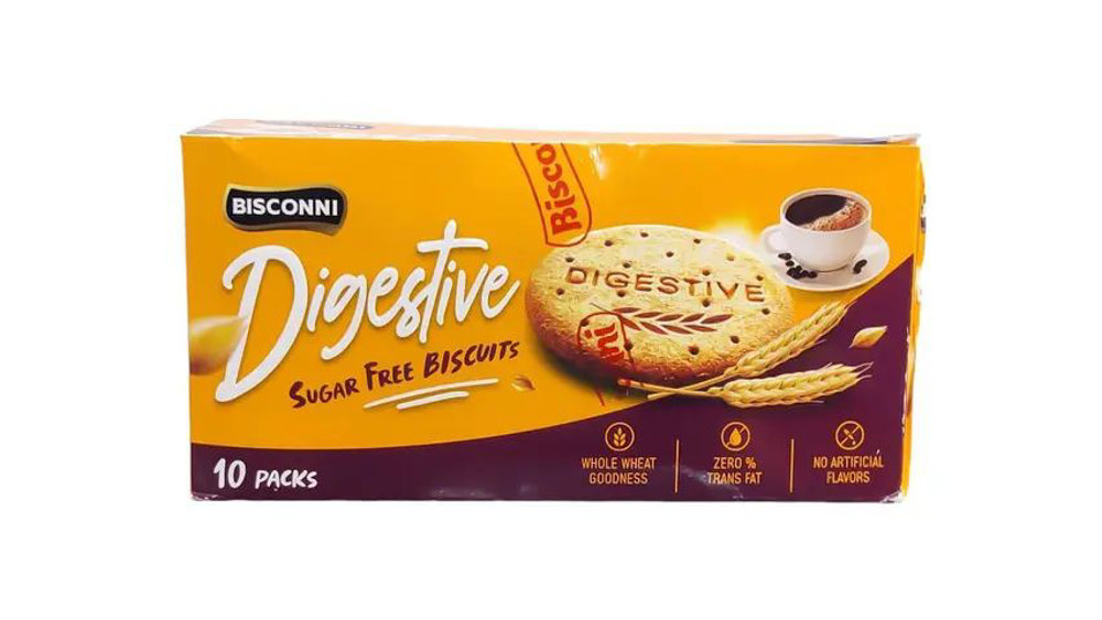 Picture of Bisconni Digestive Zero Sugar Free Biscuit 252gm