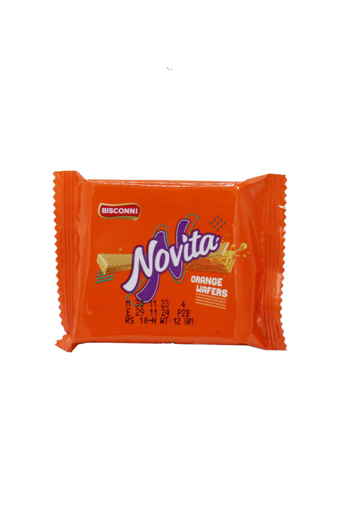 Picture of Bisconni Novita Orange Wafers 12gm