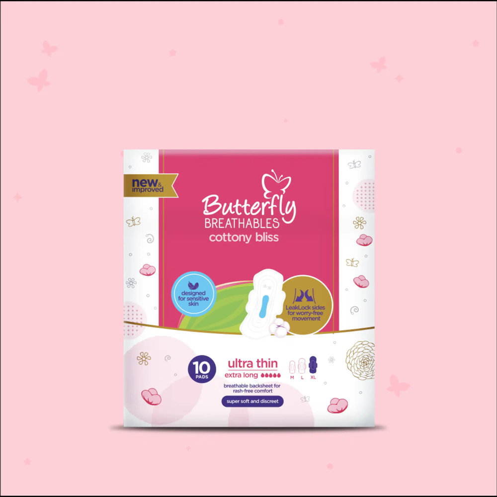 Picture of Butterfly Breathables Cottony Bliss Ultra Thin 10 Pads
