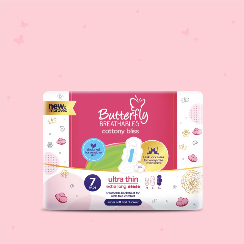 Picture of Butterfly Breathables Cottony Bliss Ultra Thin 7 Pads
