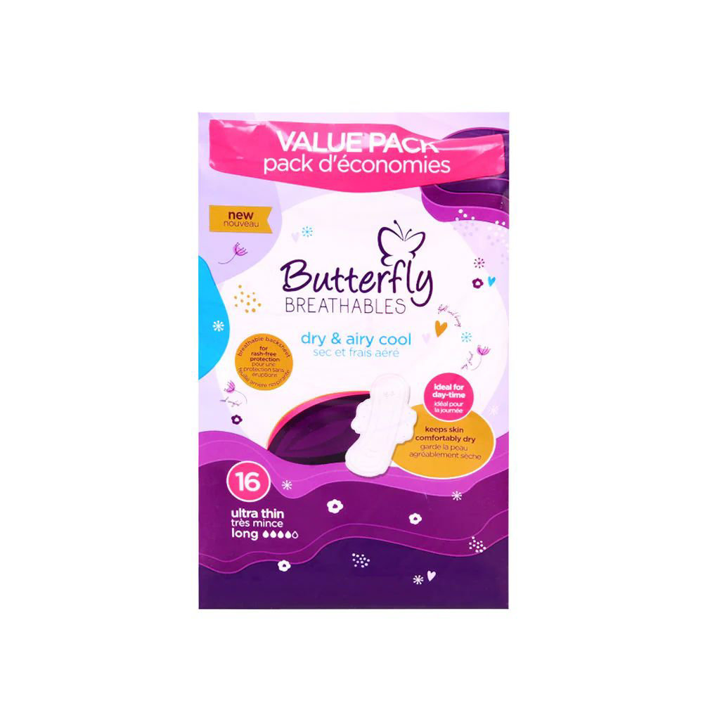 Picture of Butterfly Breathables Dry & Airy Cool Unscented Ultra Thin Pads