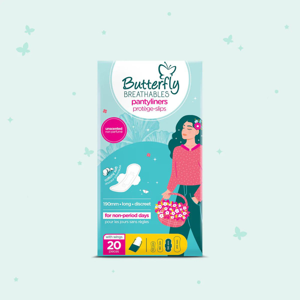 Picture of Butterfly Breathables Long Panty Liners 20 Pads