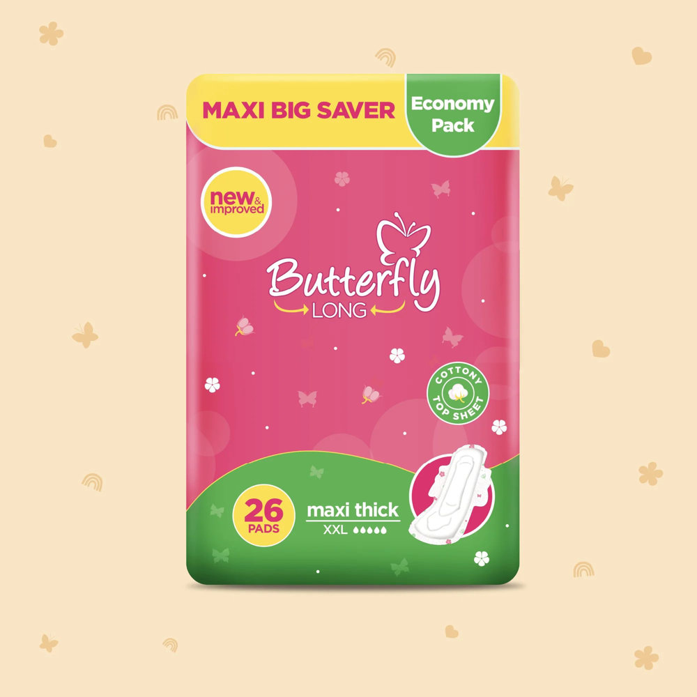 Picture of Butterfly Long Maxi Big Saver Xxl 26pcs
