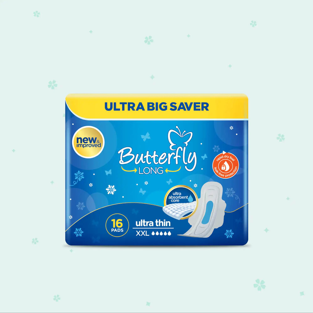Picture of Butterfly Ultra Thin Long Xxl 16pcs