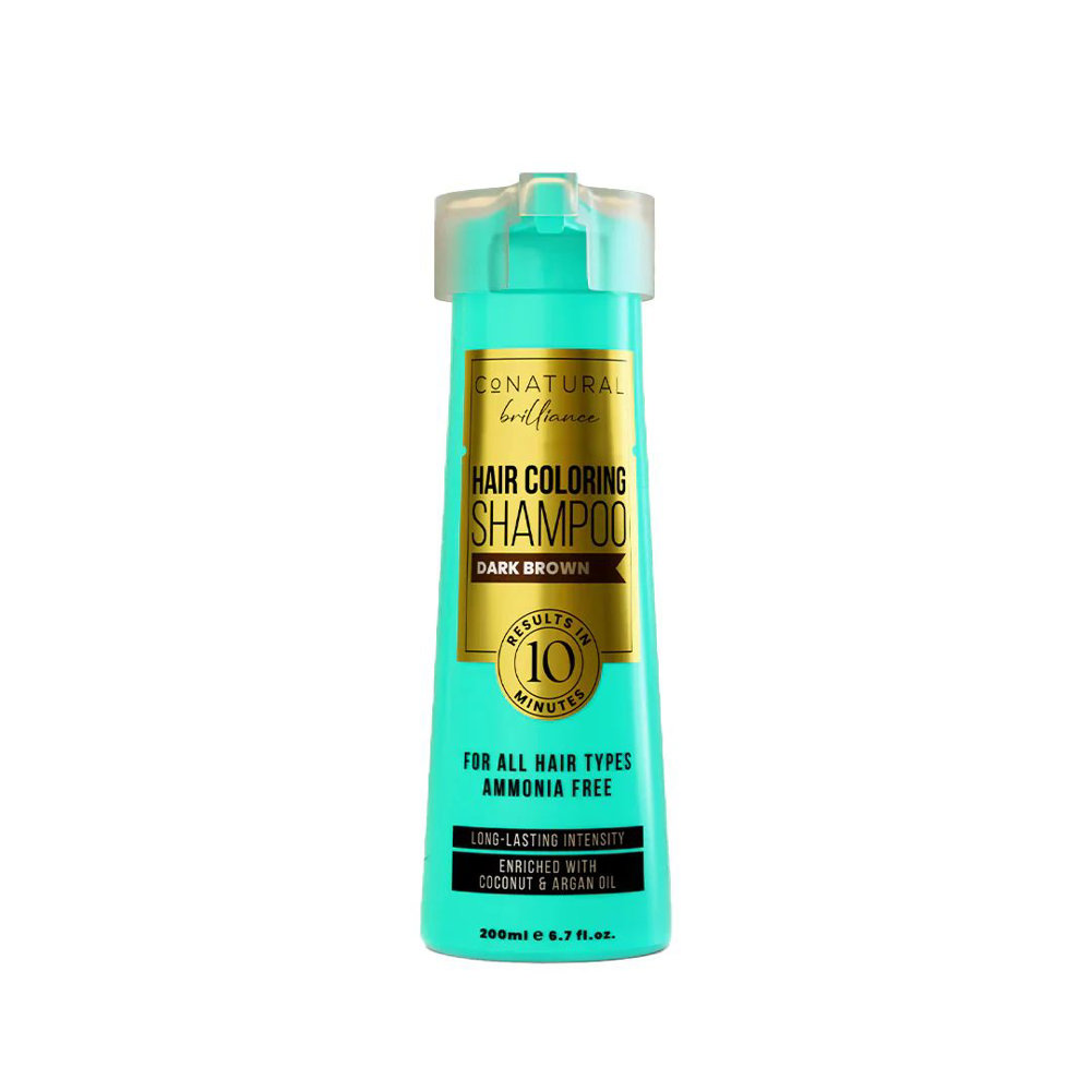 Picture of Conatural Dark Brown Hair Coloring Shampoo 200ml