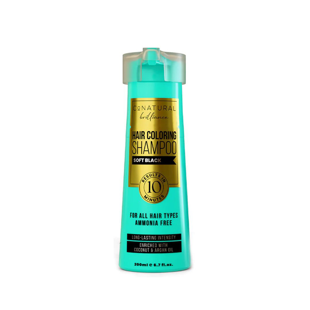 Picture of Conatural Soft Black Hair Coloring Shampoo 200ml