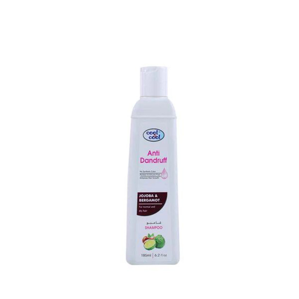 Picture of Cool & Cool Anti Dandruff Jojoba & Bergamot Shampoo 185ml