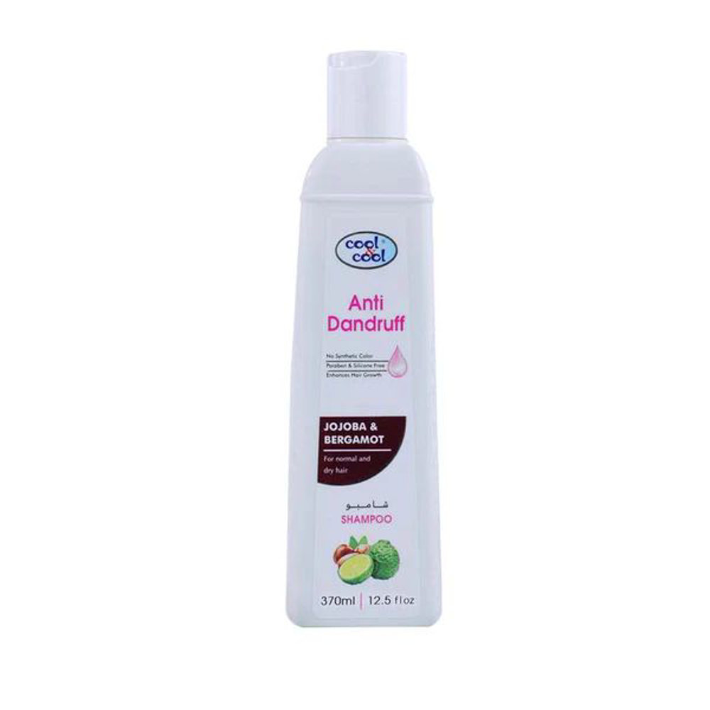 Picture of Cool & Cool Anti Dandruff Jojoba & Bergamot Shampoo 370ml