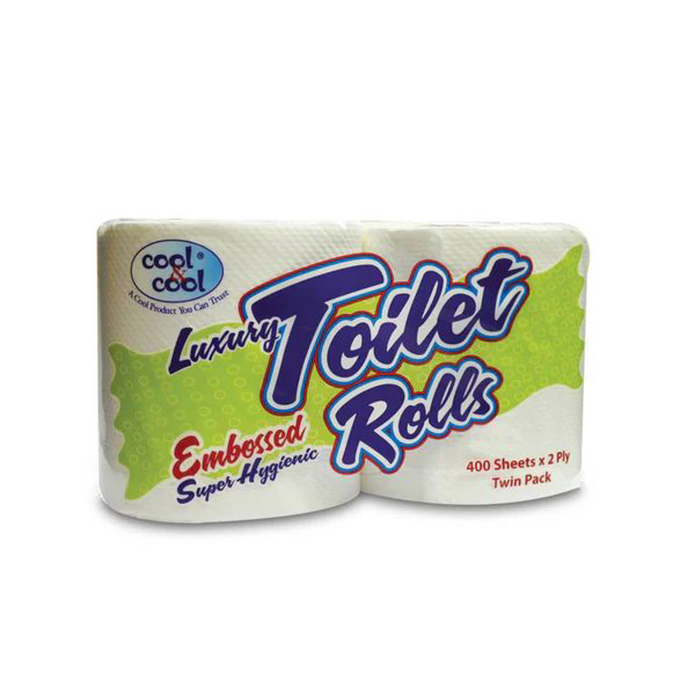 Picture of Cool & Cool Luxury Toilet Rolls Twin Pack 400pcs