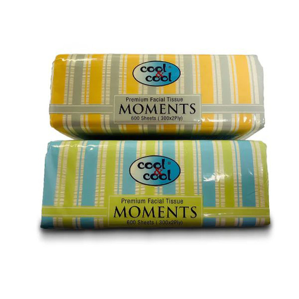 Picture of Cool & Cool Moments Facial Tissues 600pcs