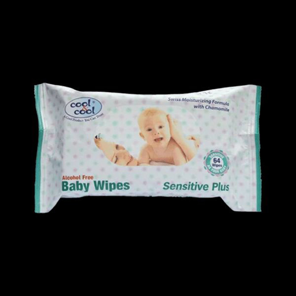Picture of Cool & Cool Swiss Moisturizing With Chamomile Baby Wipes 64pcs