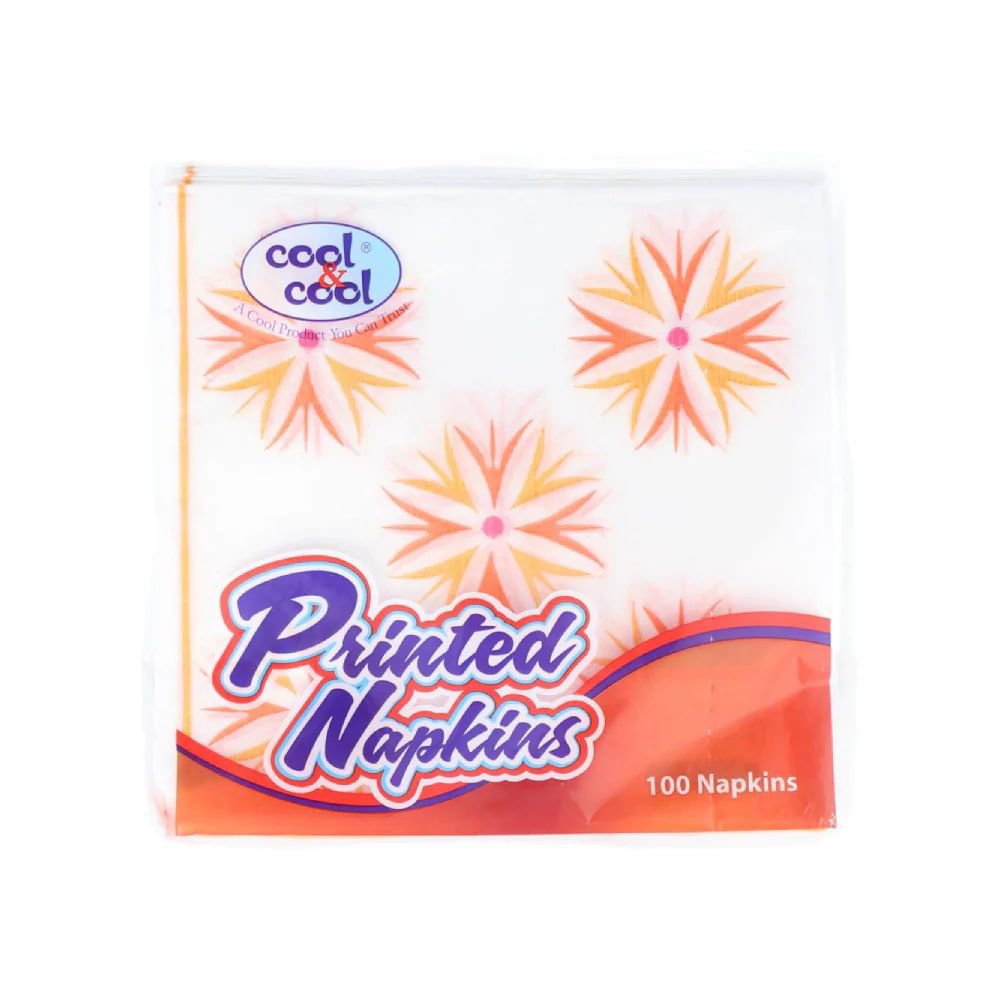 Picture of Cool & Cool Table Printed Napkins 100pcs