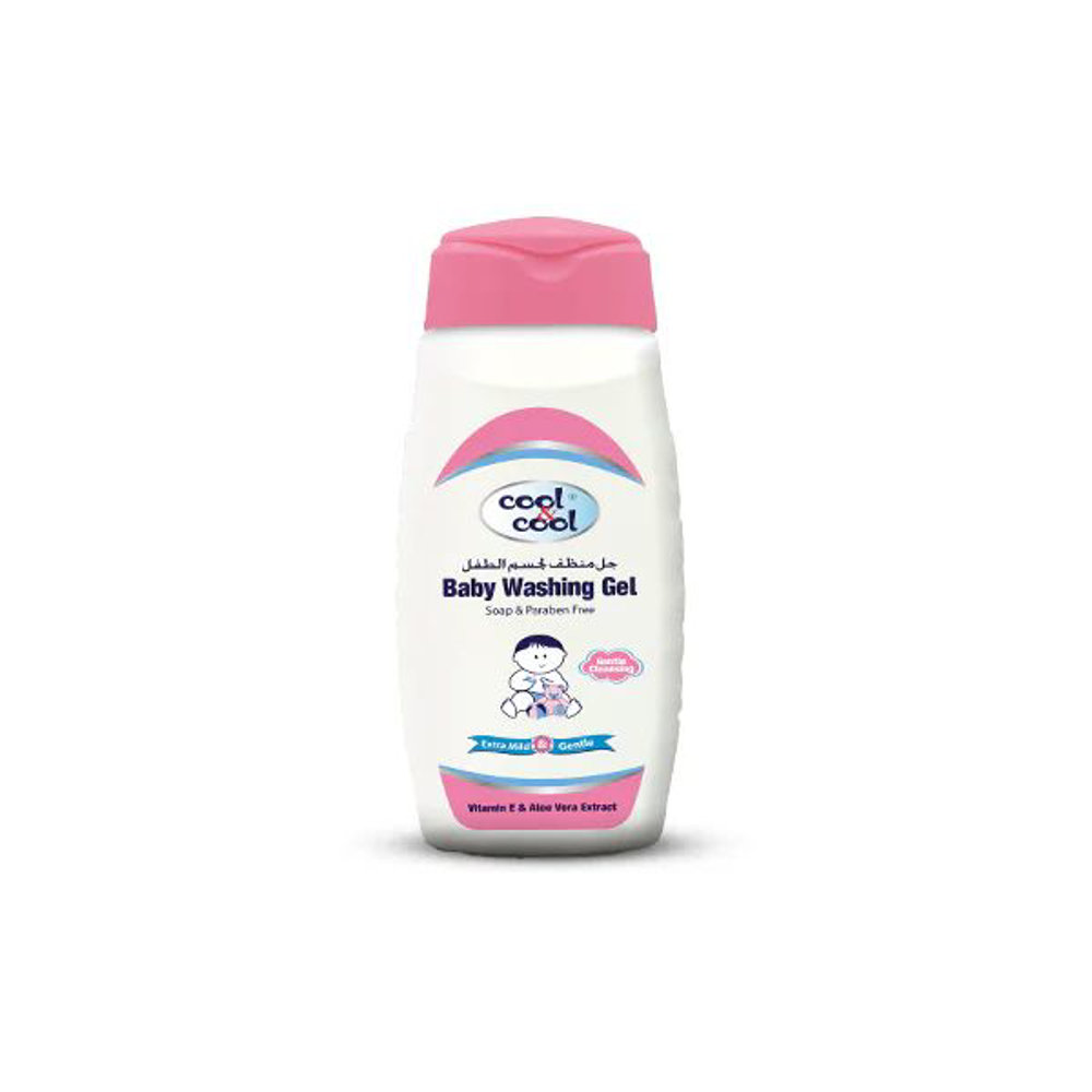 Picture of Cool & Cool Vitamin E & Aloe Vera Baby Washing Gel 250ml