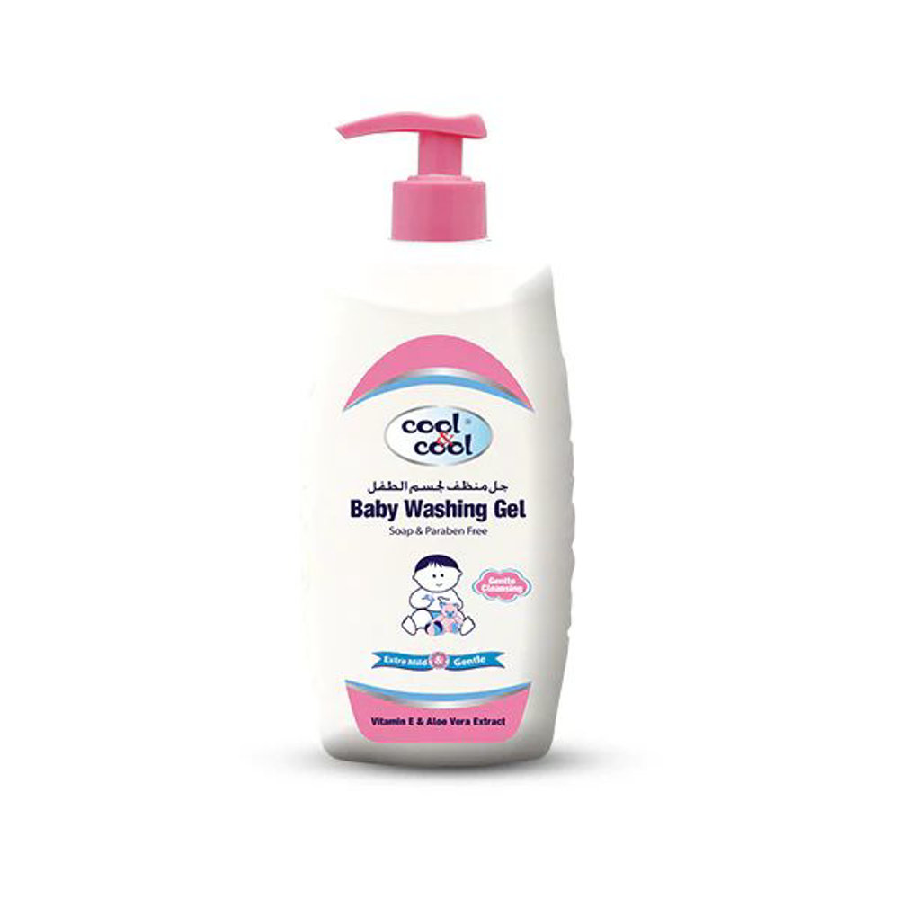 Picture of Cool & Cool Vitamin E & Aloe Vera Baby Washing Gel 500ml