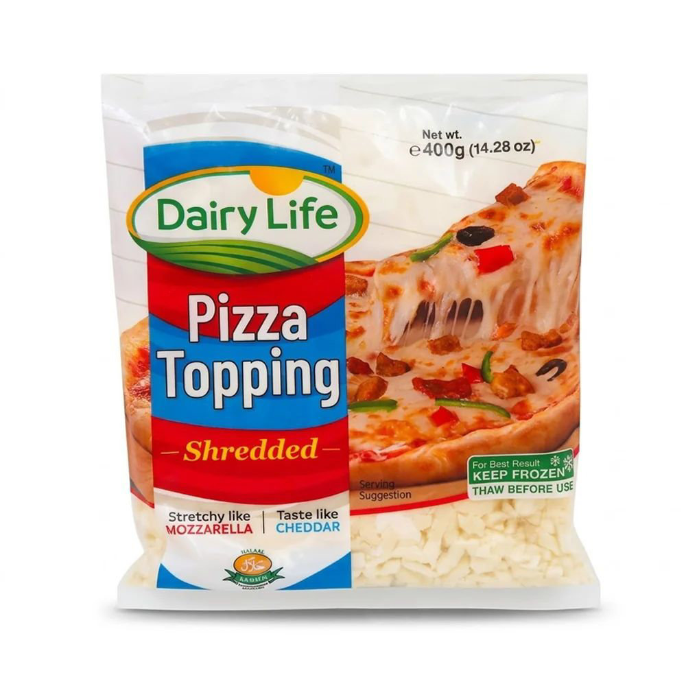 Picture of Dairy Life Pizza Topping Shredded 400gm