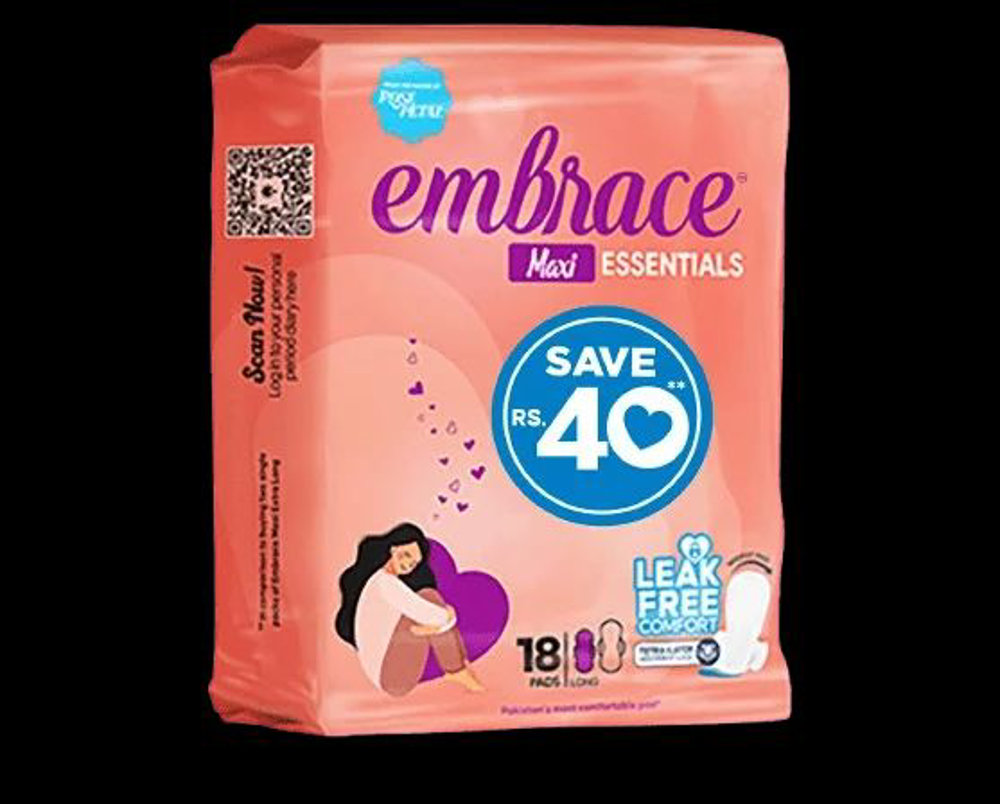 Picture of Embrace Maxi Essential Long 18 Pads