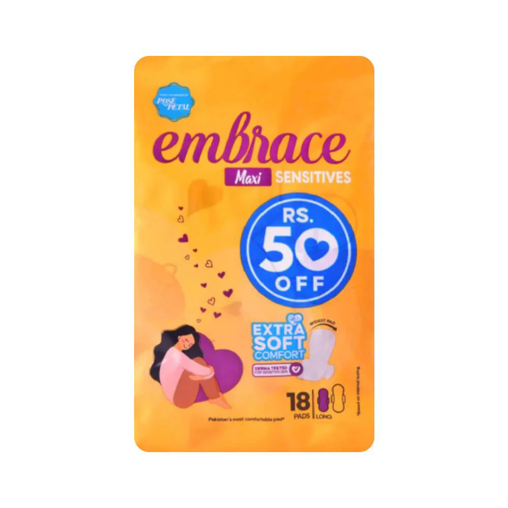 Picture of Embrace Maxi Sensitive L 18pads