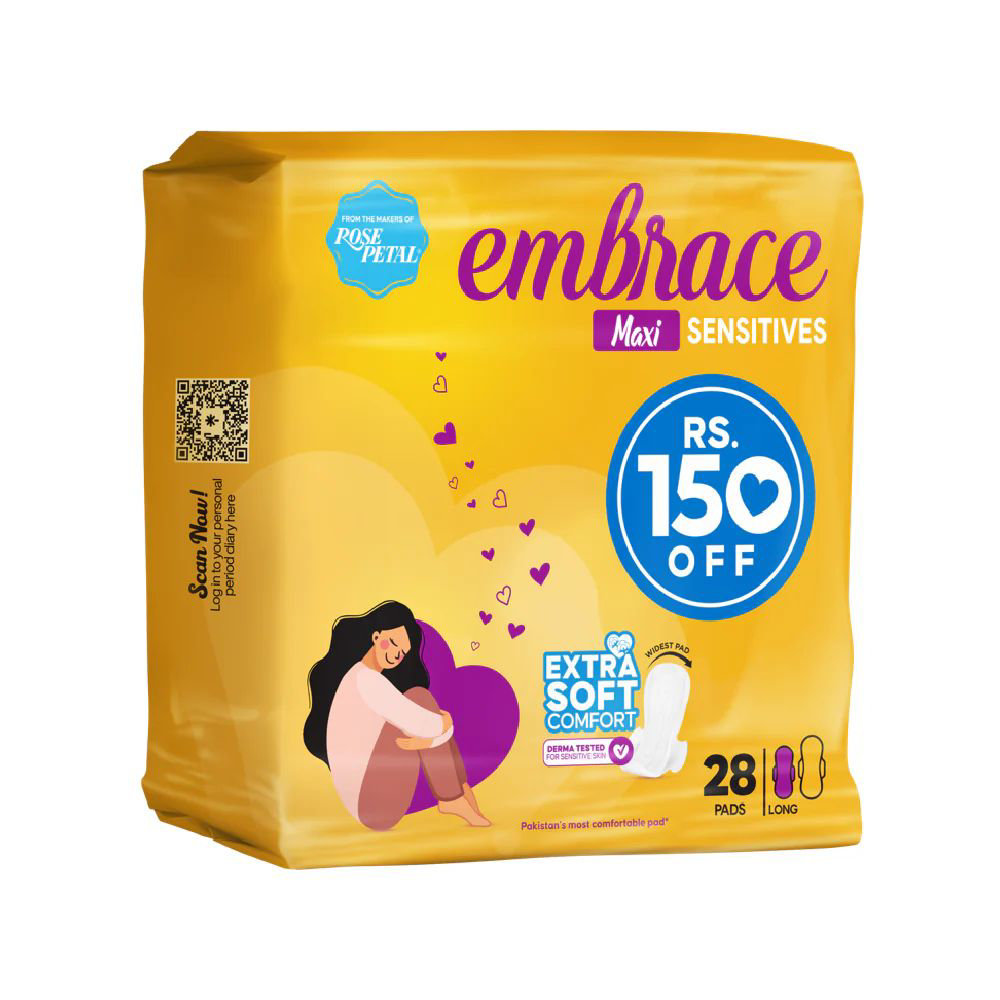 Picture of Embrace Maxi Sensitive L 28 Pads